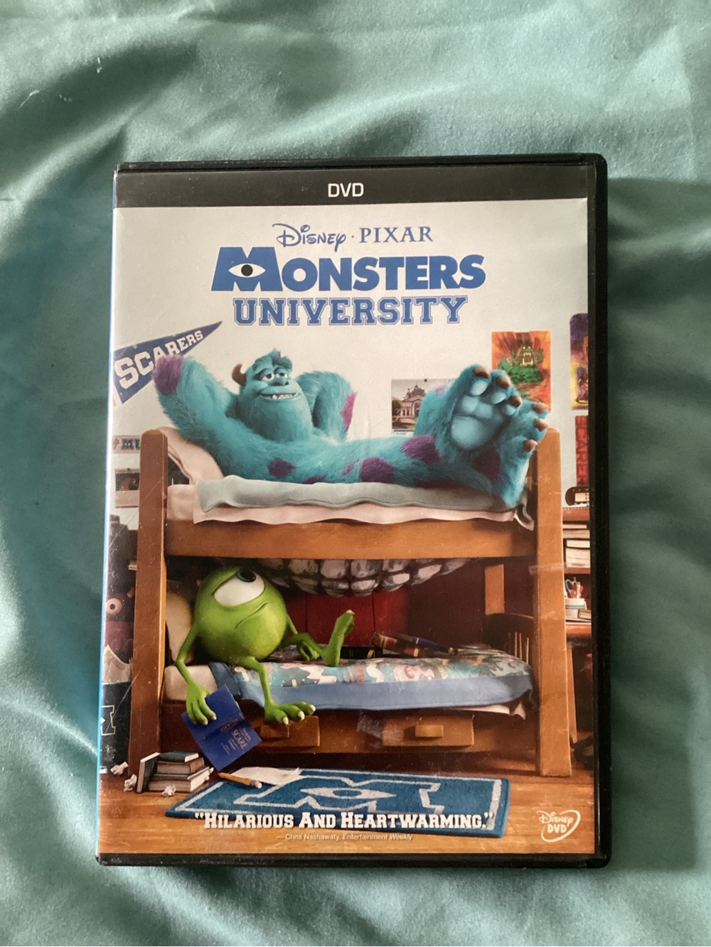 Disney Monsters University DVD - Blue & Green Artwork